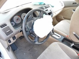 2001 HONDA CIVIC LX WHITE 1.7L AT 2DR A17696